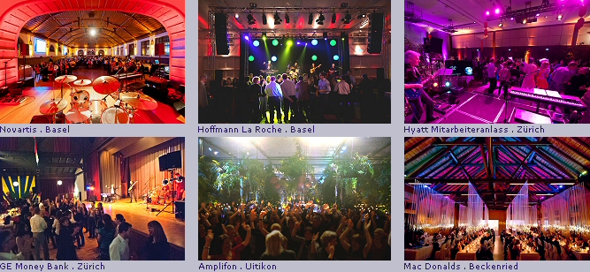 Firmenanlass mit Liveband Deean